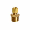 Atc 1/4 in. Compression X 3/8 in. D MPT Brass Connector 6JC120110701015